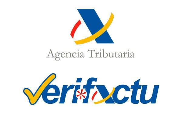 Insignia oficial VeriFactu de la Agencia Tributaria